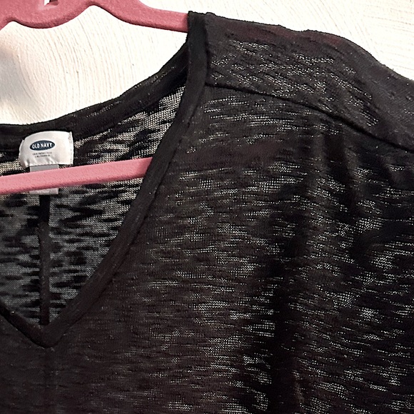 Old Navy Black Long sleeve blouse - Picture 4 of 6